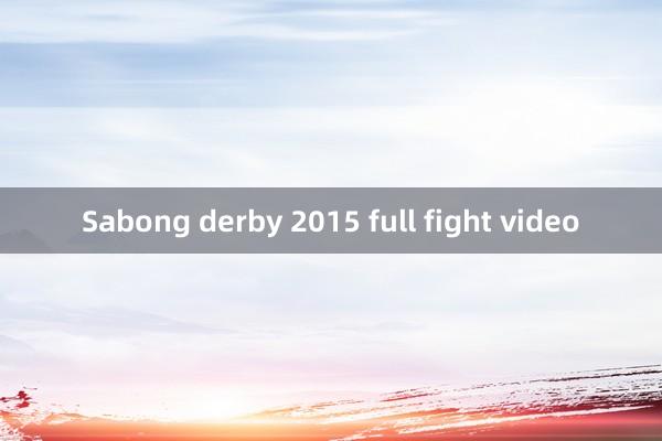 Sabong derby 2015 full fight video