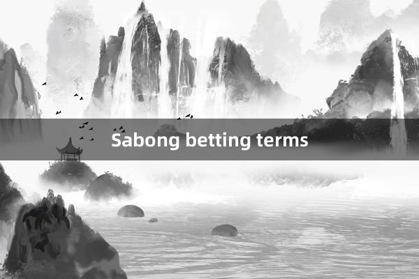 Sabong betting terms