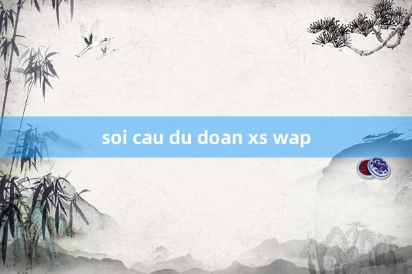 soi cau du doan xs wap