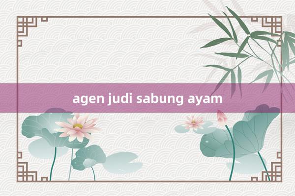 agen judi sabung ayam